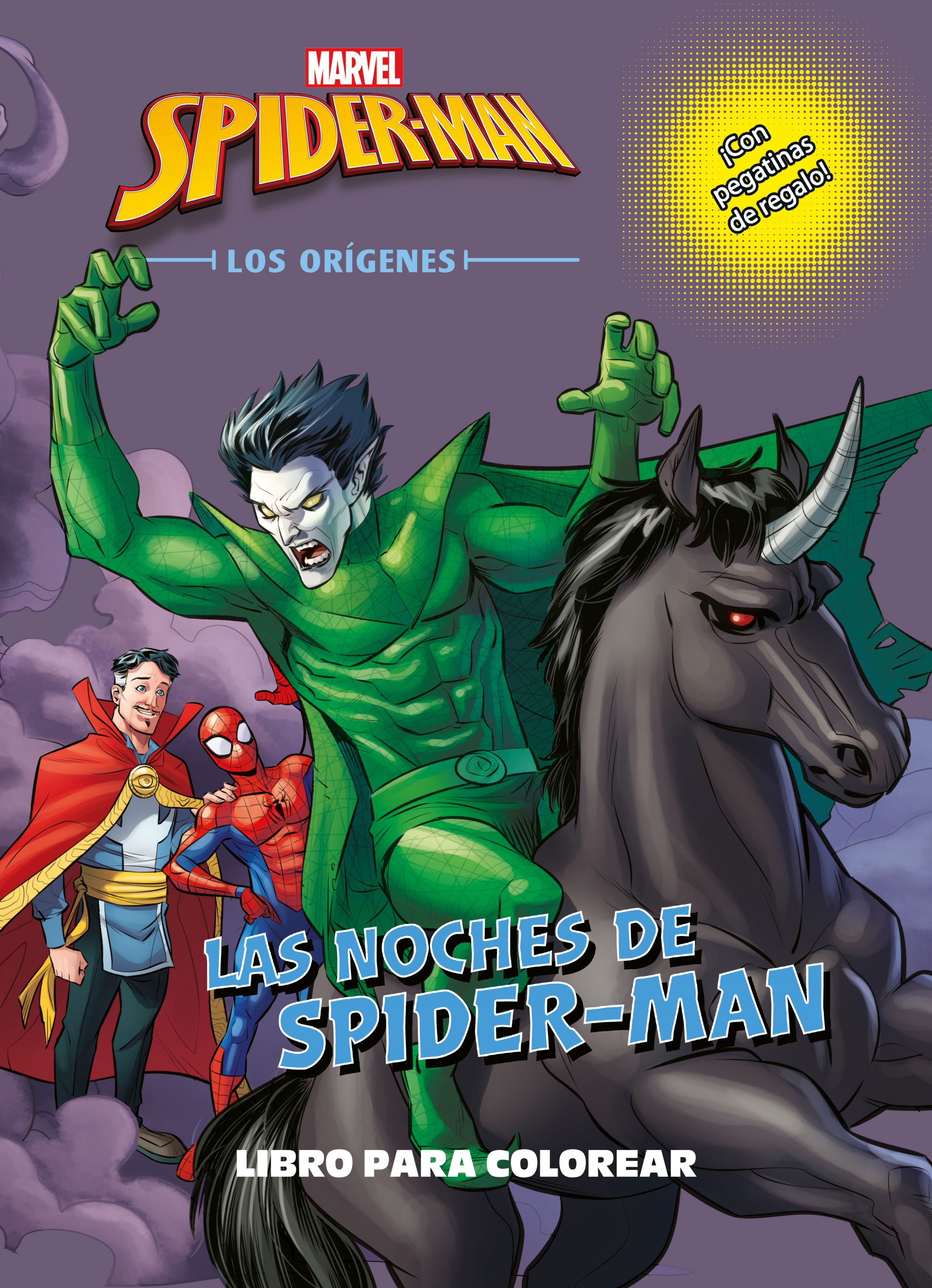 Spider-Man. Los orígenes. Las noches de Spider-Man. Libro para colorear |  Katakrak