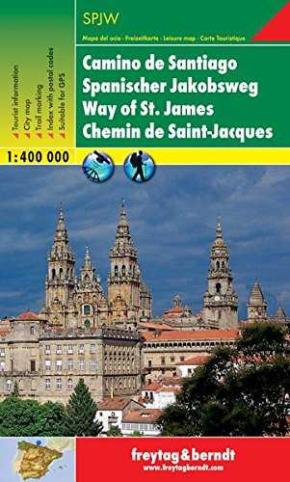 CAMINO DE SANTIAGO MAPA DE OCIO CASTELLANO/ALEMAN/INGLES/FRANCES