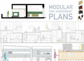 MODULAR TINY APARTMENT PLANS