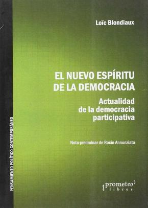 NUEVO ESPIRITU DE LA DEMOCRACIA ACTURALIDAD DE LA DEMOCRACIA