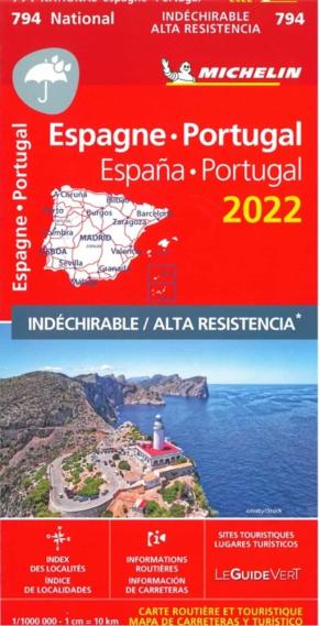MAPA NATIONAL ESPAÑA, PORTUGAL 2022 - ALTA RESISTE
