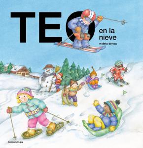 Teo en la nieve