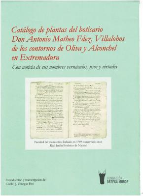 Catálogo de plantas de los contornos de Oliva y Alconchel en Extremadura