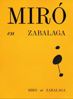 Miró en Zabalaga.