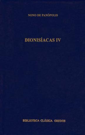 370. Dionisíacas. Vol. 4. (Cantos XXXVII - XLVIII)