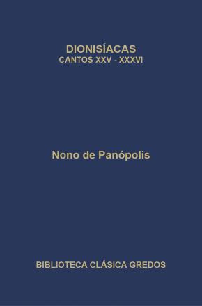 319. Dionisíacas Vol. 3 (Cantos XXV-XXXVI)