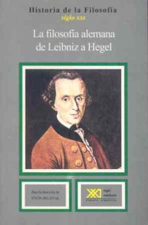 La filosofía alemana, de Leibniz a Hegel