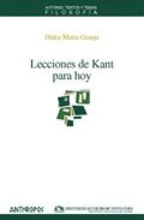 LECCIONES DE KANT PARA HOY