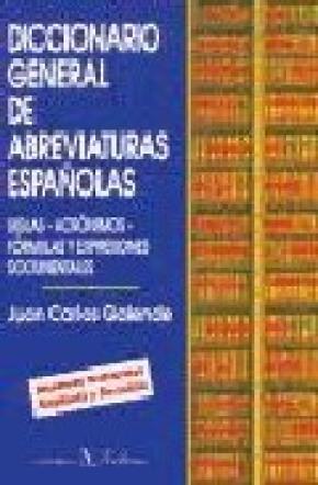 Diccionario general de abreviaturas españolas