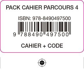 PARCOURS 4 PACK CAHIER D'EXERCICES