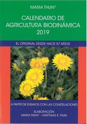 CALENDARIO DE AGRICULTURA BIODINAMICA 2019