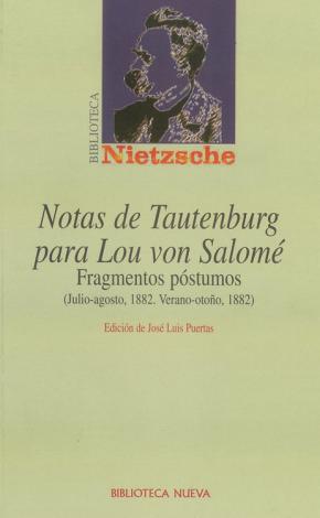 Notas de Tautenburg para Lou von Salomé
