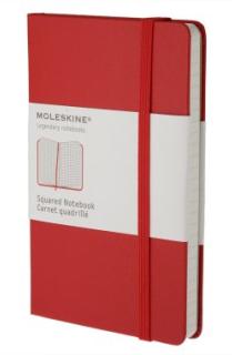 SQUARED CLASSIC RED NOTEBOOK P ROJO CUADERNO CUADR