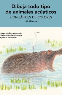 Dibuja todo tipo de animales acuáticos con lápices de colores