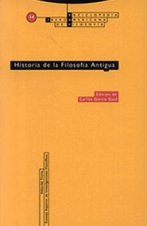 Historia de la filosofía antigua