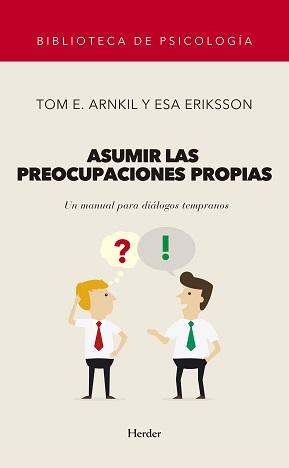 Asumir las preocupaciones propias