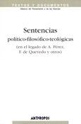 SENTENCIAS POLITICO-FILOSOFICO-TEOLOGICAS
