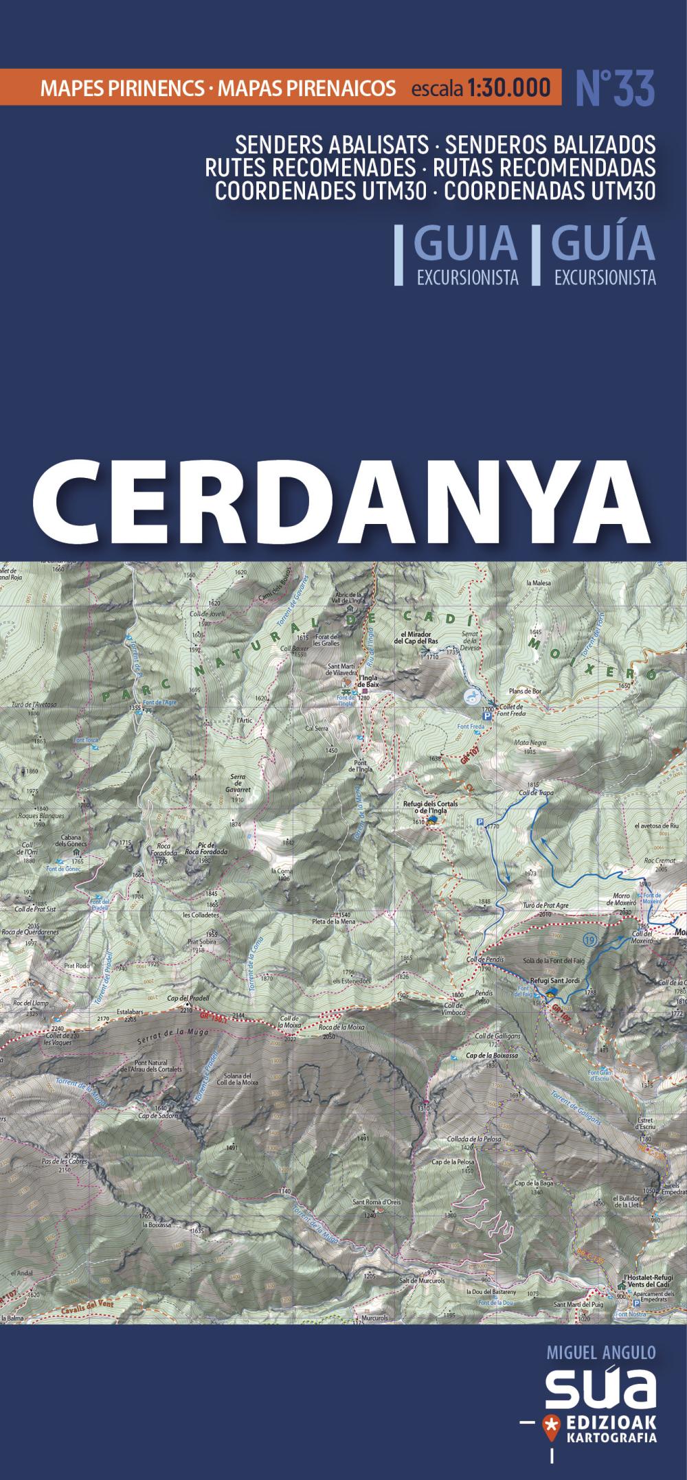 CERDANYA - MAPAS PIRENAICOS (1:25000)