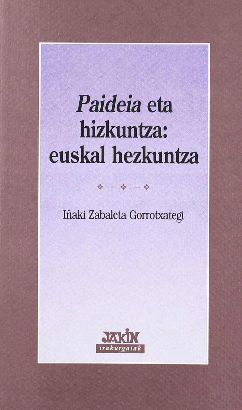 PAIDEIA ETA HIZKUNTZA - EUSKAL HEZKUNTZA