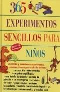 365 EXPERIMENTOS SENCILLOS PARA NIÑOS