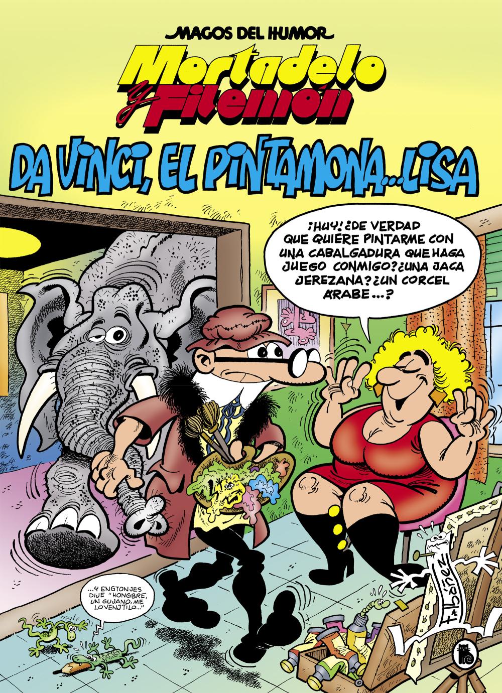 Mortadelo y Filemón. Da Vinci, el pintamona... Lisa (Magos del Humor 198)