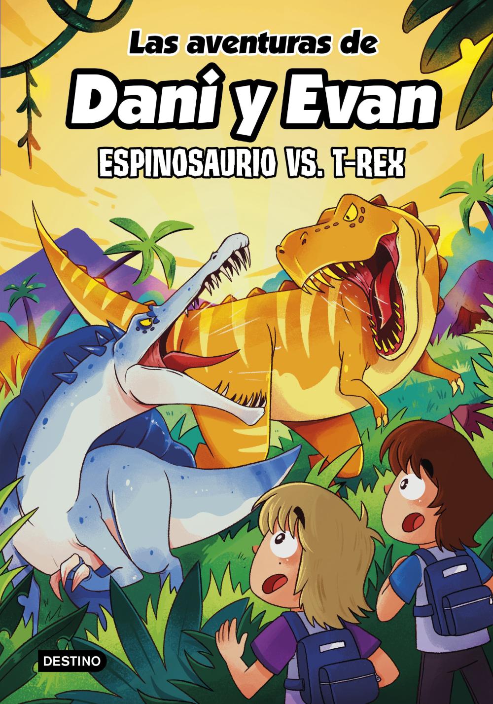 Las aventuras de Dani y Evan 10. Espinosaurio vs. T-Rex