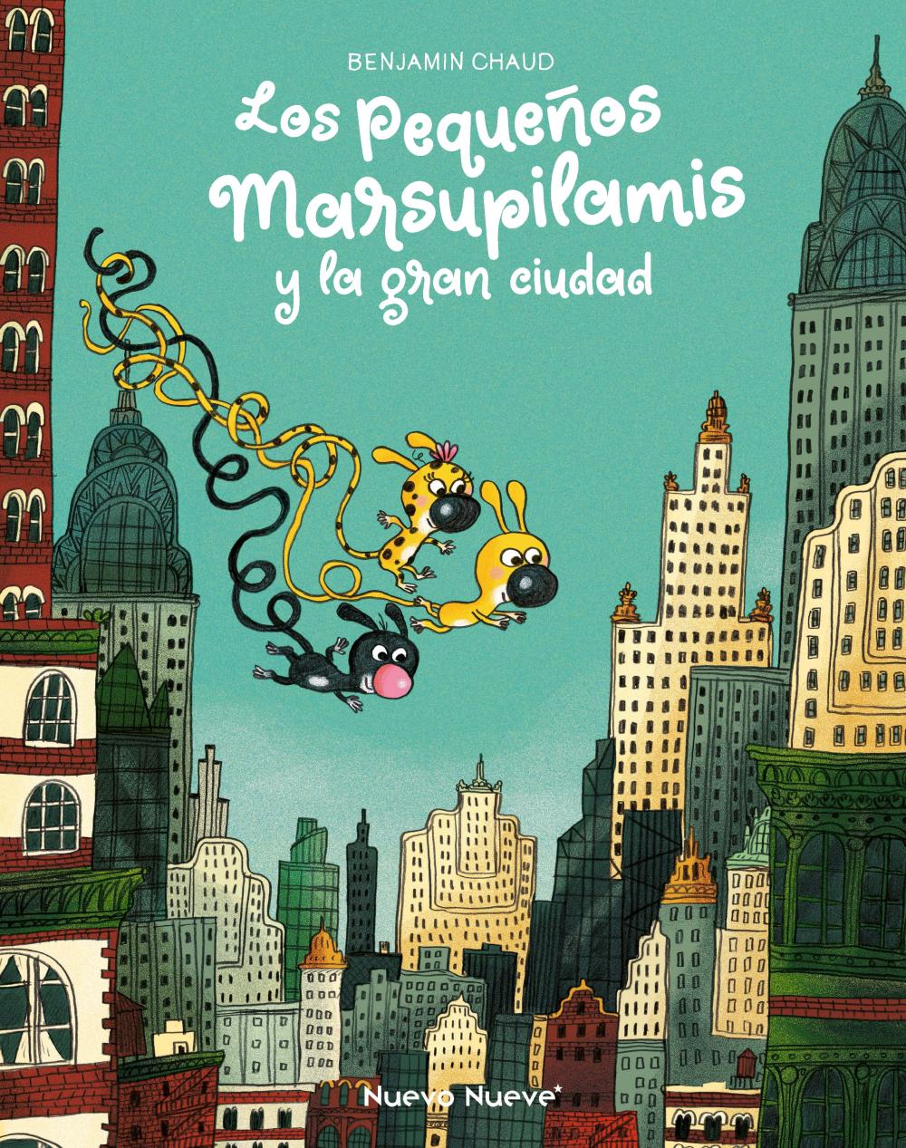 Los Pequeños Marsupilamis y la gran ciudad