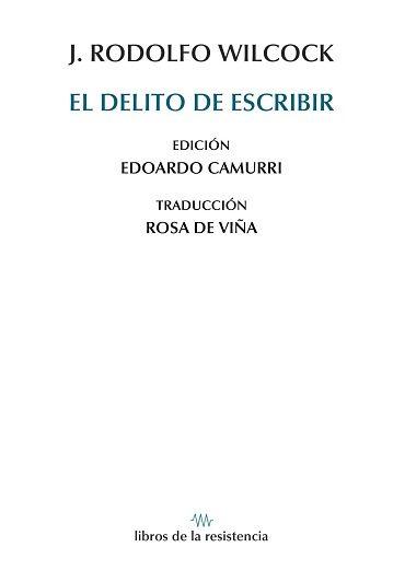 El delito de escribir