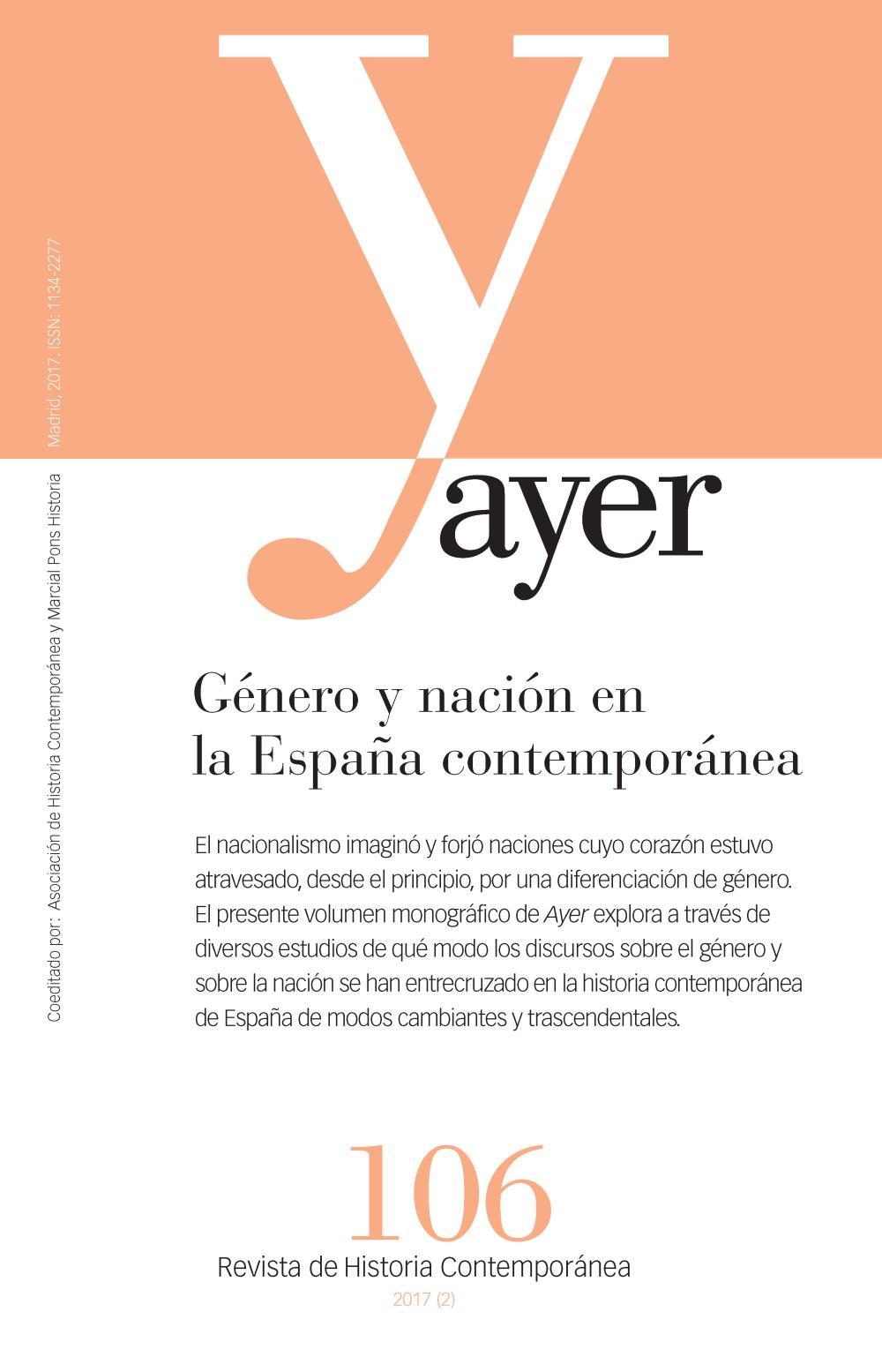 Género y nación en la España contemporánea