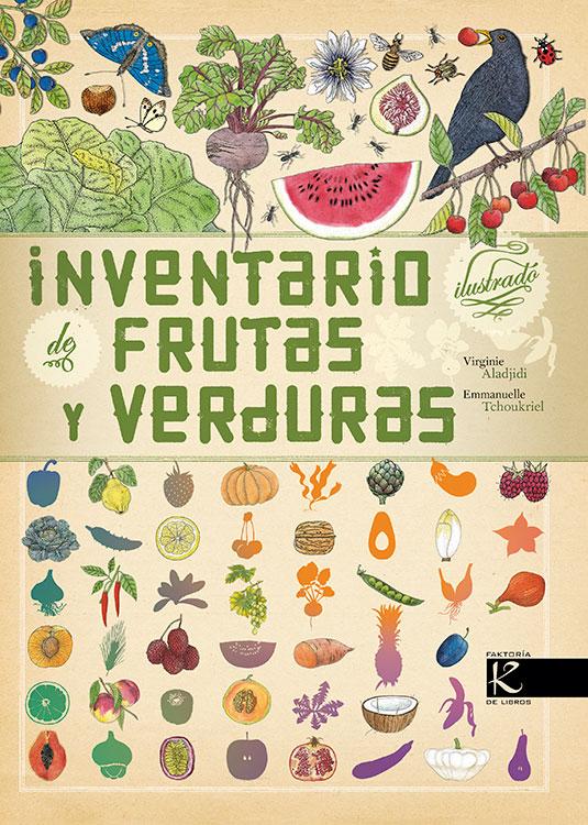 Inventario ilustrado de frutas y verduras