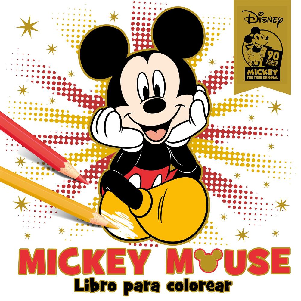 Mickey Mouse. Libro para colorear. Especial 90 aniversario