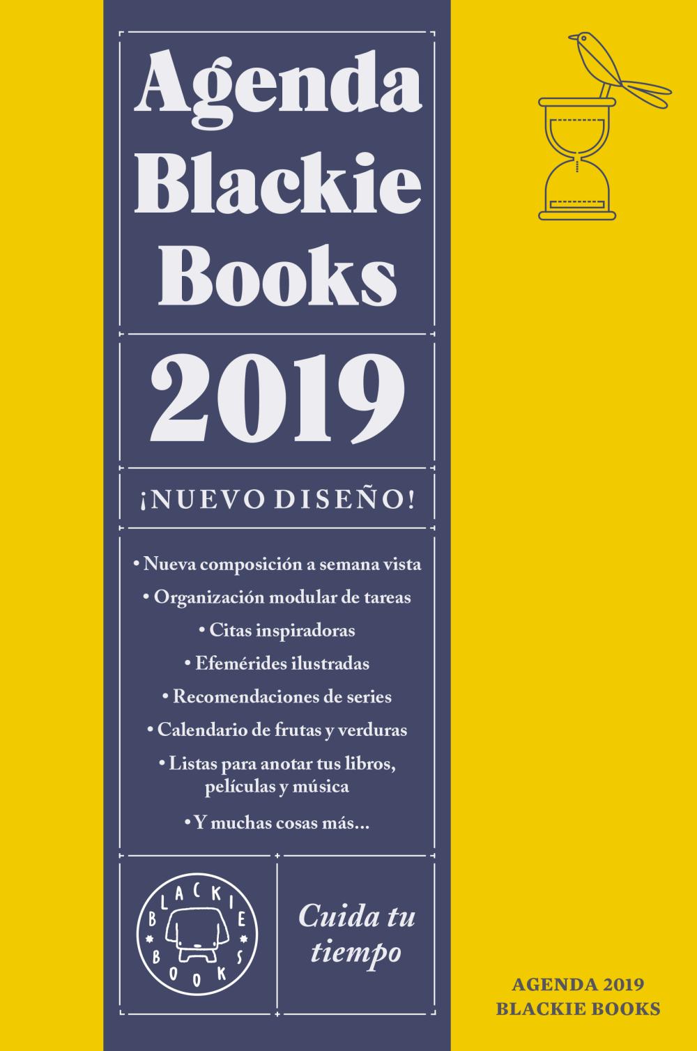 Agenda Blackie Books 2019