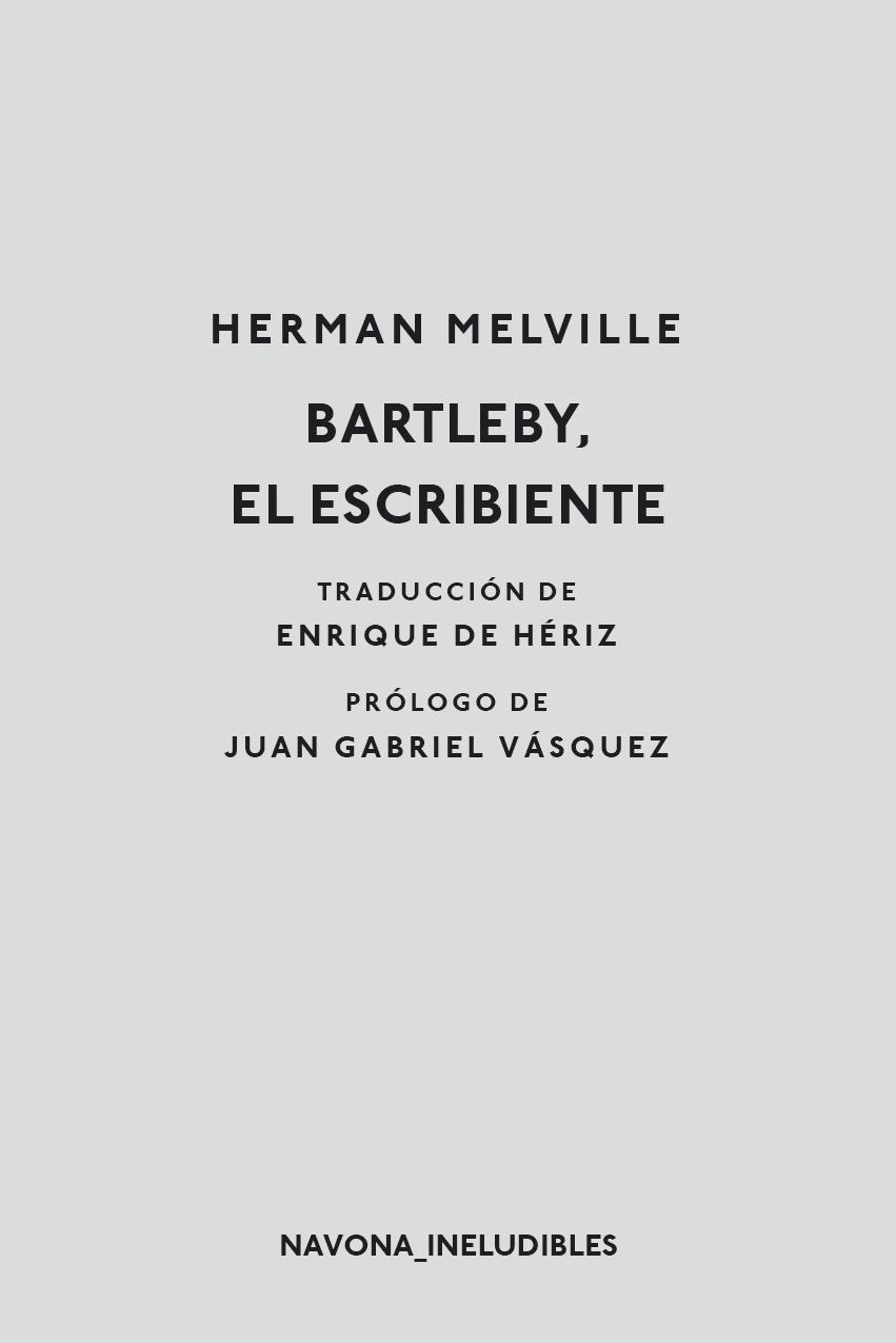 Bartleby el escribiente