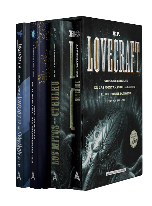 Estuche - H.P. Lovecraft: mejores títulos + notebook