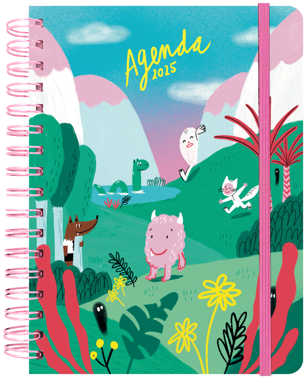 Agenda anual semanal 2025 Lyona