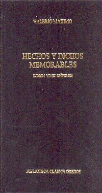 312. Hechos y dichos memorables. Libros VII-IX