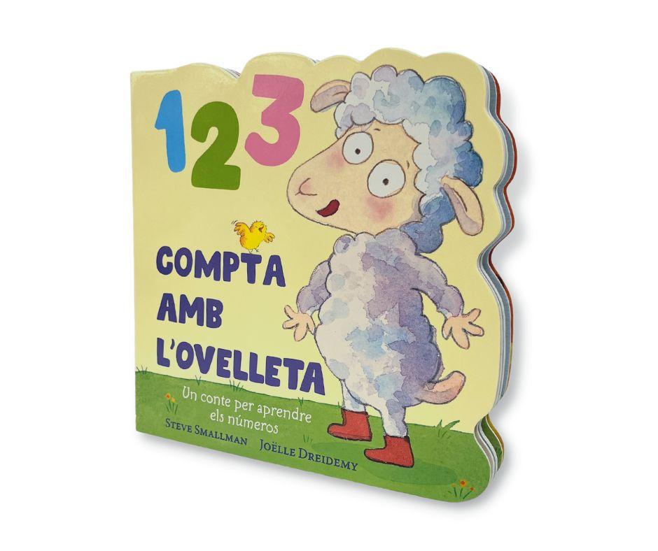 1 2 3 Compta amb l'ovelleta (L'ovelleta que va venir a sopar. Llibre de cartró)