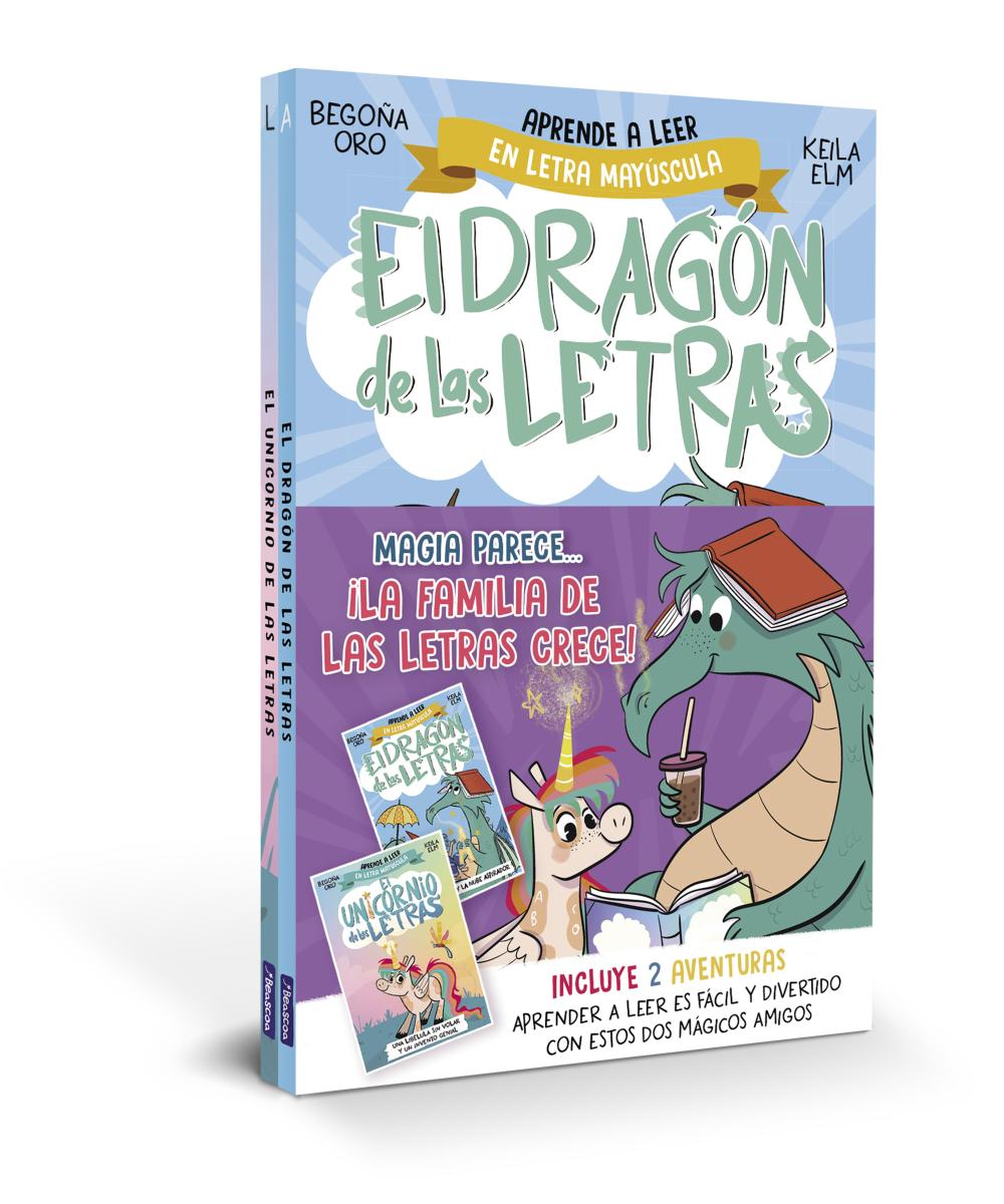 El dragón de las letras - Magia parece... ¡la familia de las letras crece! Pack con dos libros del unicornio y el dragón de...