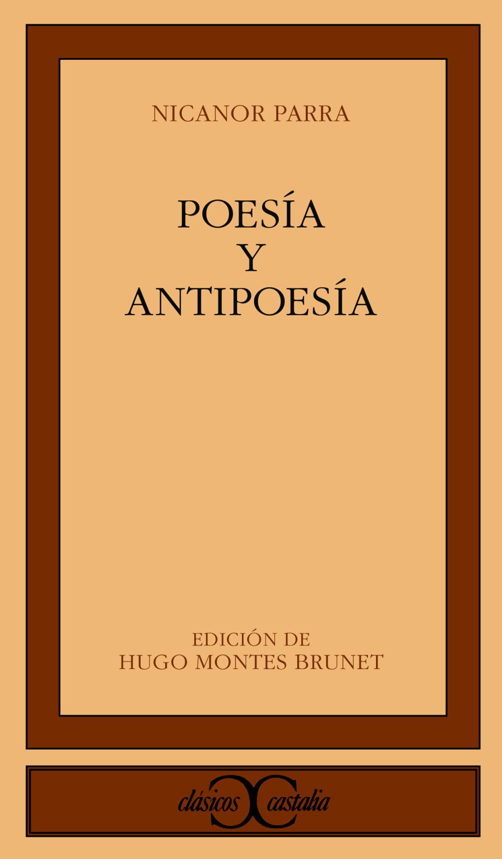 Poesía y antipoesía                                                             .