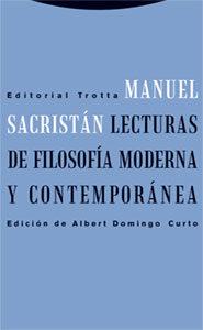 Lecturas de filosofía moderna y contemporánea