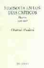  Filosofía en los días críticos. Diarios 1996 - 1998