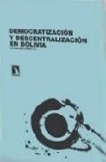 Democratización y descentralización en Bolivia