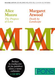 Colección Read & Listen - Alice Munro  "The progress of love"/Margaret Atwood "Death by landscape"+Cd