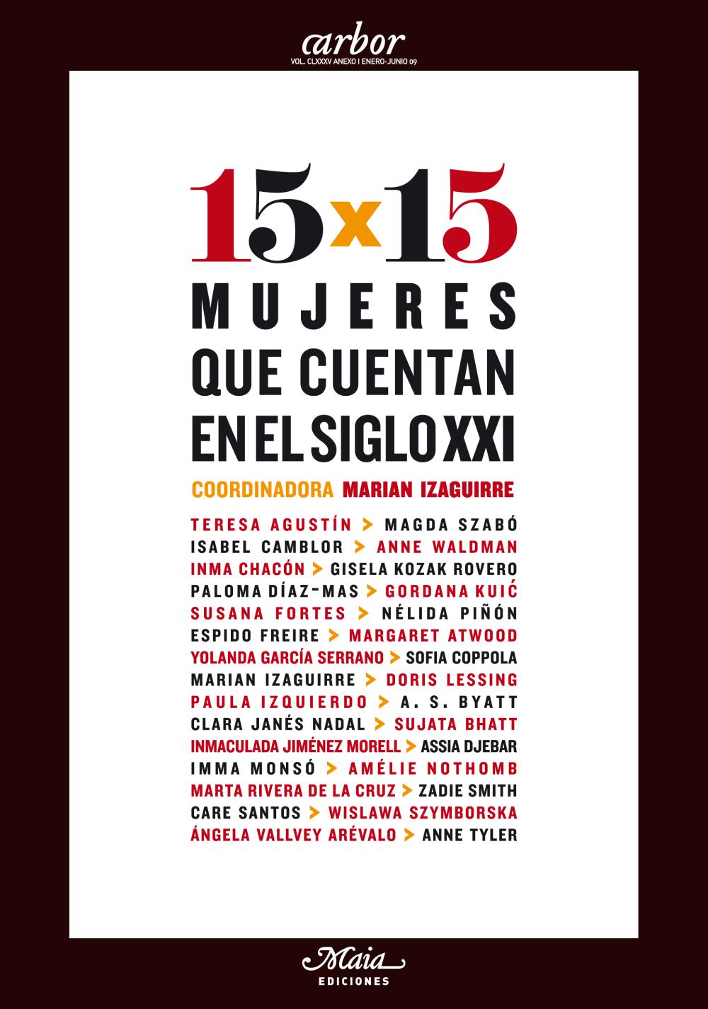 15 x 15 mujeres que cuentan en el siglo XXI