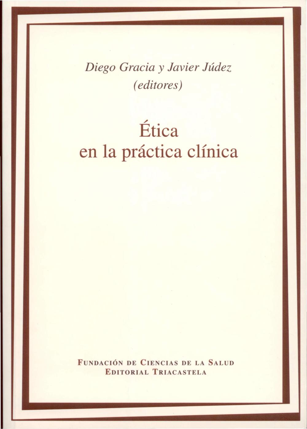 �tica en la pr ctica cl¡nica