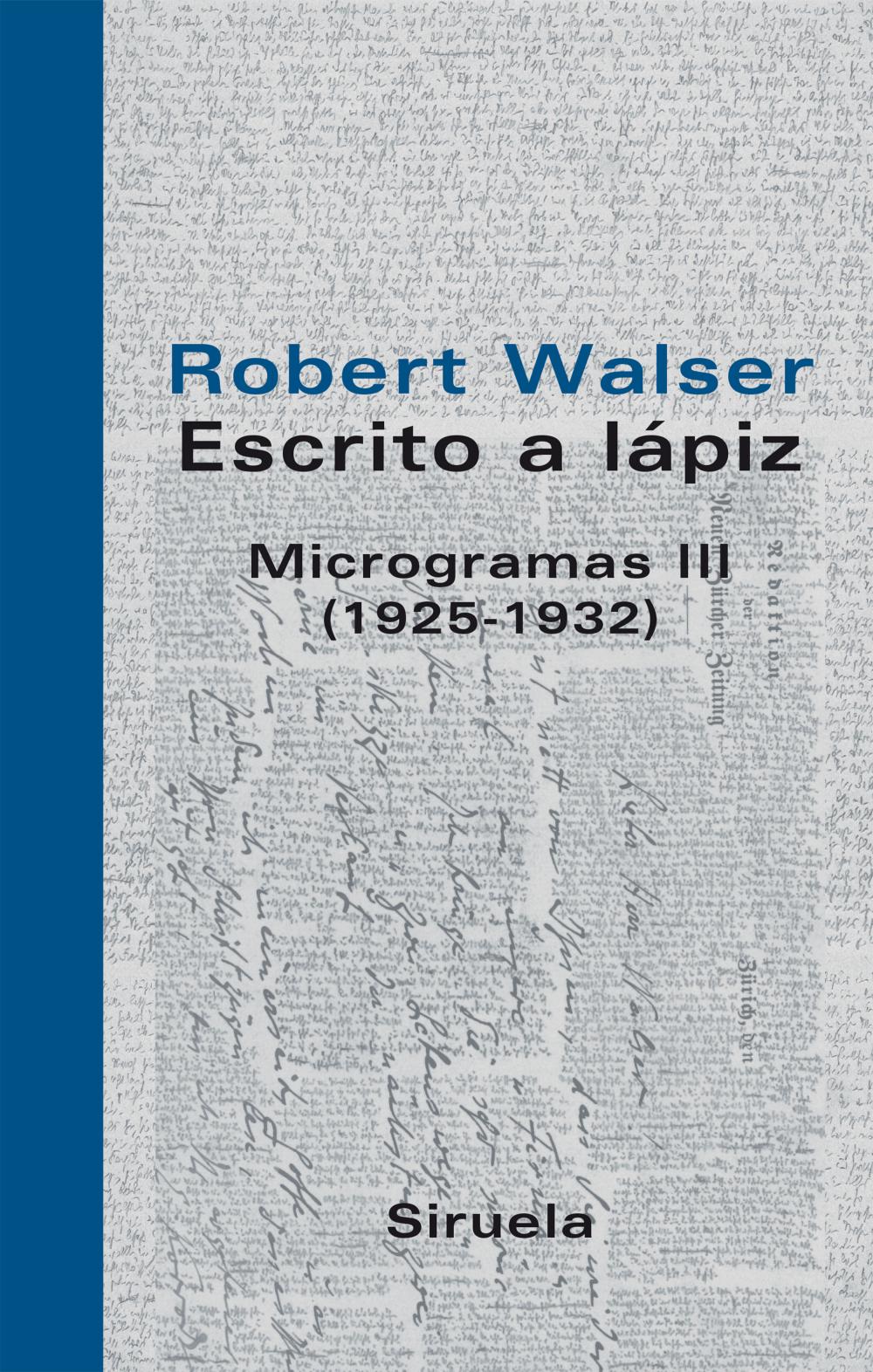 Escrito a lápiz. Microgramas III