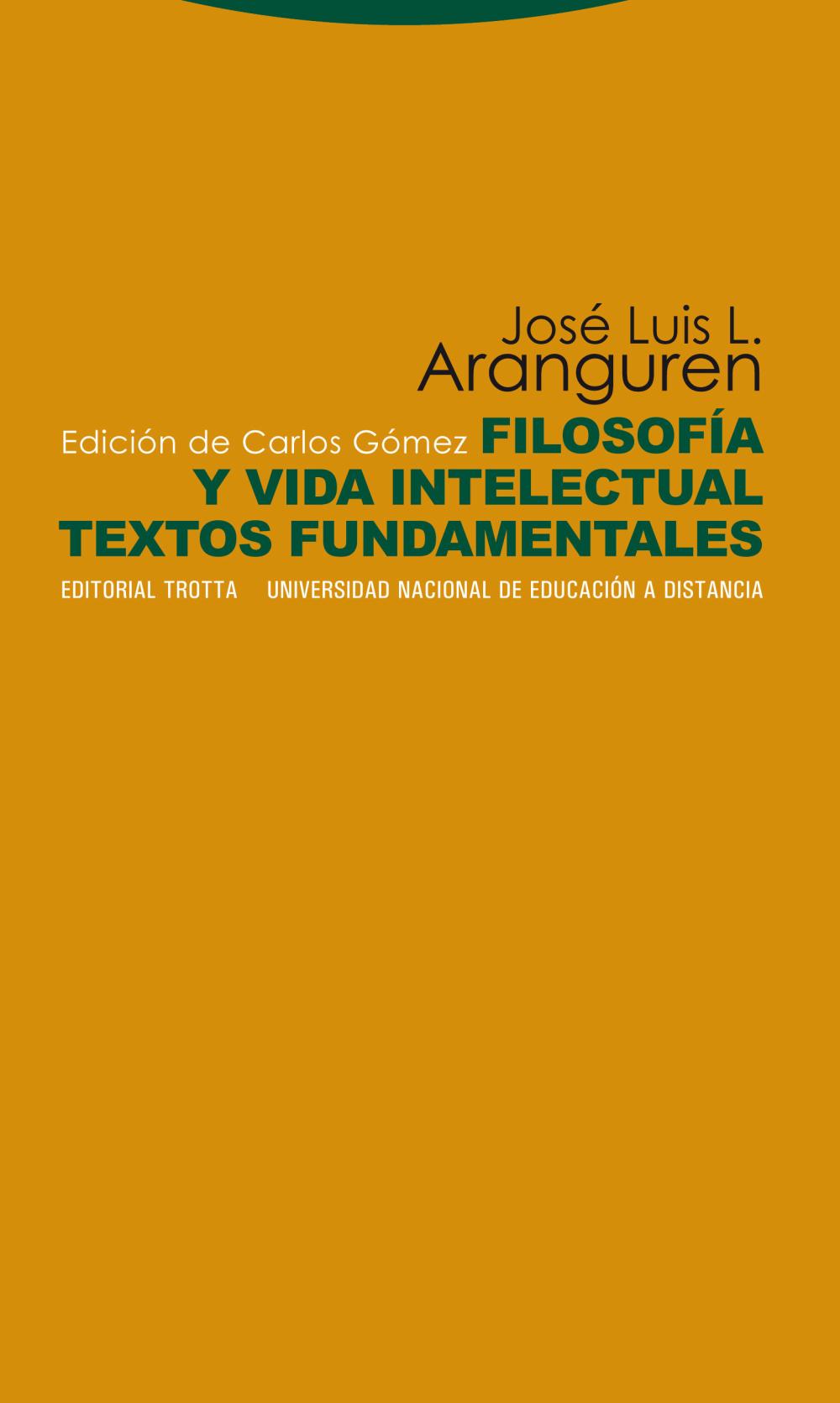 Filosofía y vida intelectual