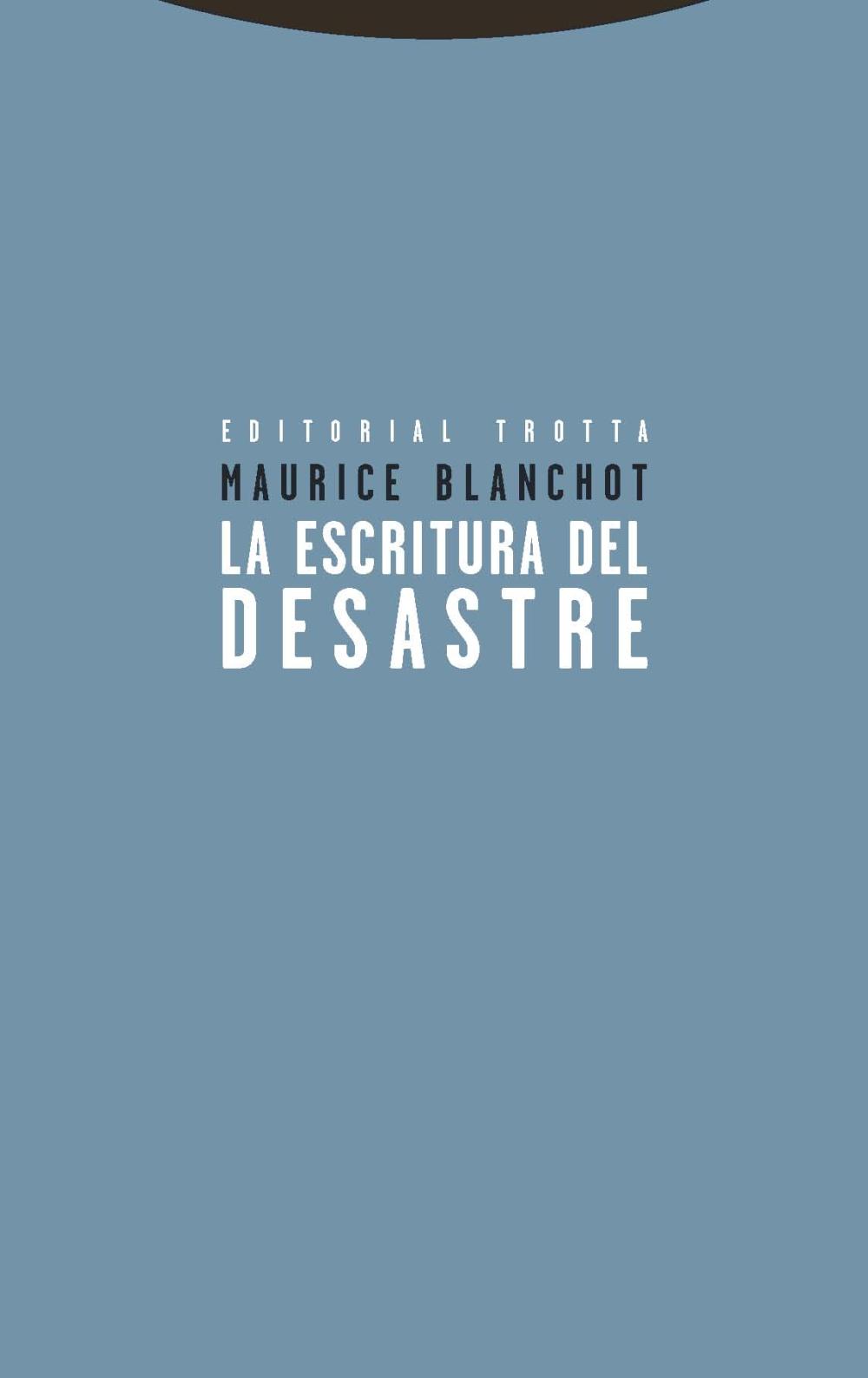 La escritura del desastre