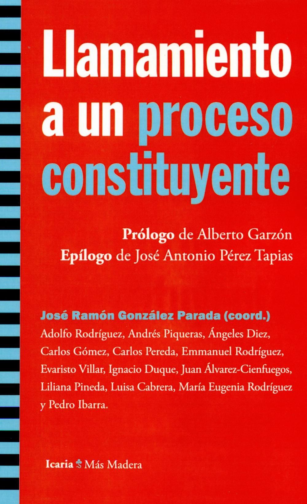 Llamamiento a un proceso constituyente