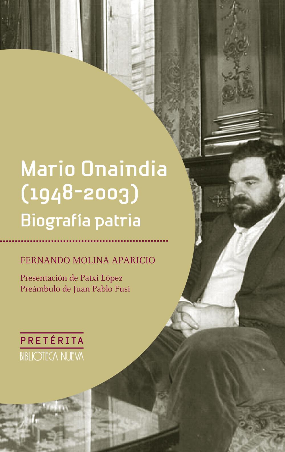 Mario Onaindia (1948 - 2003). Biografía Patria